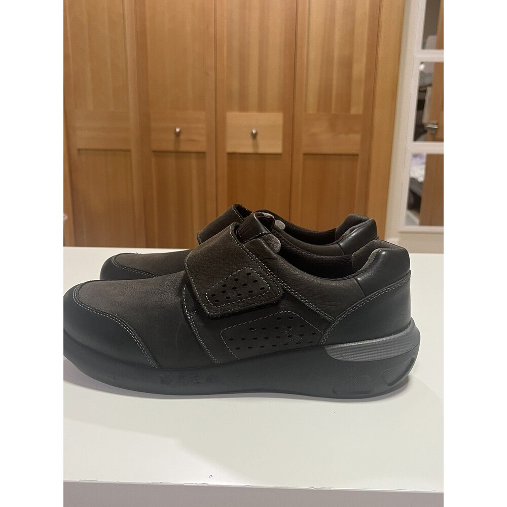 Drew Marshall 44011 Black Nubuck Leather Shoes Men’s Size 13 W